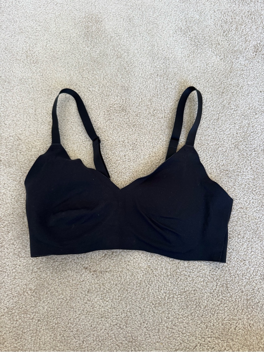 Aerie black lightly lined wireless bra